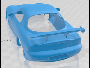 Mazda RX-7 Time Attack Spec Printable Body Car 3D प्रिंट मॉडल