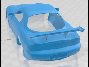 Mazda RX-7 Time Attack Spec Printable Body Car 3D Print Model