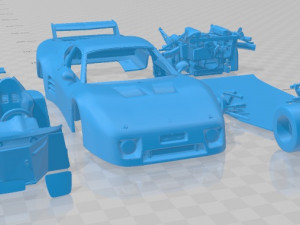 Ferrari 512 BB LM 1978 Printable Car Model do druku 3D