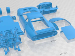 Ferrari 512 BB LM 1978 Printable Car 3D Print Model