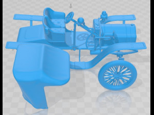 New Axa 1898 Printable Car 3D Print Model