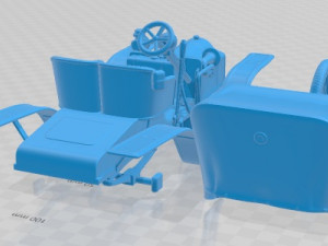 New Axa 1898 Printable Car 3D Print Model