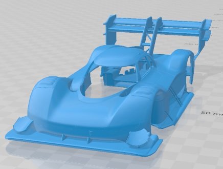 Volkswagen ID-R Printable Body Car Modelo de Impressão 3D .c4d .max .obj .3ds .fbx .stl .blend 