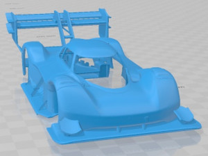 Volkswagen ID-R Printable Body Car Modelo de Impressão 3D