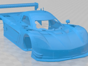 Coyote Corvette Daytona 2012 Printable Body Car 3D Baskı Modeli