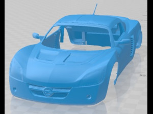 Opel Speedster 2004 Printable Body Car Modèles 3D en vedette