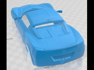 Opel Speedster 2004 Printable Body Car 3D Принт Модель