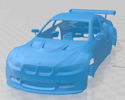 E92 GT2 Printable Body Car 3D Принт Модель .c4d .max .obj .3ds .fbx .stl .blend 
