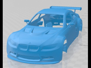 E92 GT2 Printable Body Car Modelo de Impressão 3D