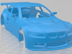 E92 GT2 Printable Body Car 3D Принт Модель