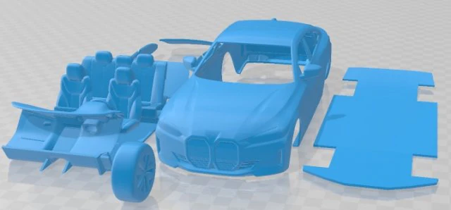 I4 2022 Printable Car 3D Print Model .c4d .max .obj .3ds .fbx .stl .blend 