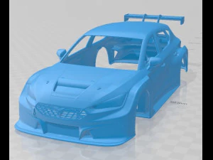 Leon Cupra Competicin TCR 2020 可打印车身汽车 3D 打印模型