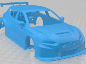 Leon Cupra Competicin TCR 2020 Printable Body Car 3D Print Model