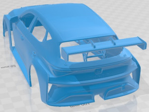 Leon Cupra Competicin TCR 2020 Printable Body Car 3D Print Model
