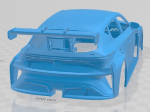 Leon Cupra Competicin TCR 2020 Printable Body Car 3D Print Model