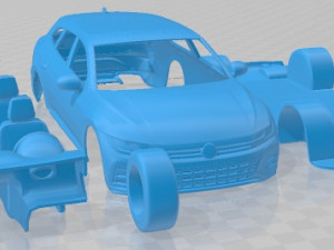 Volkswagen Arteon Shooting Brake R 2021 Printable Car Modello di stampa 3D