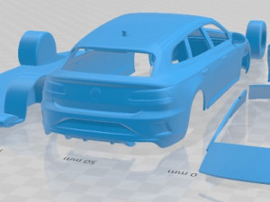 Volkswagen Arteon Shooting Brake R 2021 Printable Car Modello di stampa 3D