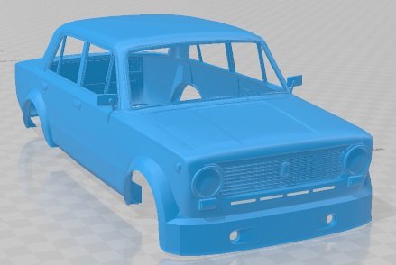 STL file VAZ Lada 2108 1984 PRINTABLE CAR BODY・3D printing idea