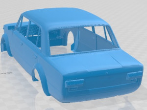 Lada 2101 Race Printable Body Car Model do druku 3D