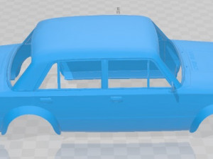 Lada 2101 Race Printable Body Car Model do druku 3D