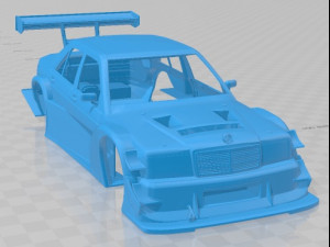 Mercedes Benz 190 RM1 V8 Printable Body Car 3D प्रिंट मॉडल