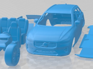Volvo XC60 2022 Printable Car 3D Print Model