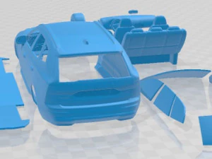 Volvo XC60 2022 Printable Car 3D Print Model