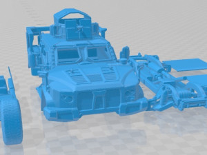 Oshkosh JLTV 2014 Printable Car Model Cetak 3D