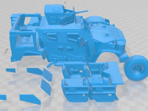 Oshkosh JLTV 2014 Printable Car Model Cetak 3D