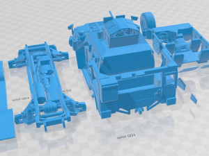 Oshkosh JLTV 2014 Printable Car Model Cetak 3D