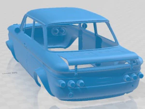 NSU 1300 TTS Printable Body Car 3D Print Model