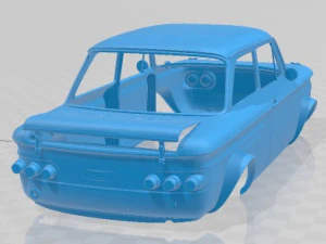 NSU 1300 TTS Printable Body Car 3D Print Model