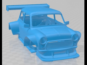 Mini V8 Race Printable Body Car 3D प्रिंट मॉडल