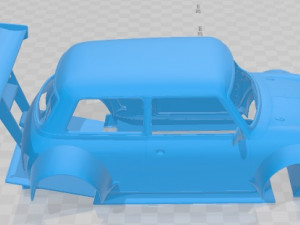 Mini V8 Race Printable Body Car 3D प्रिंट मॉडल