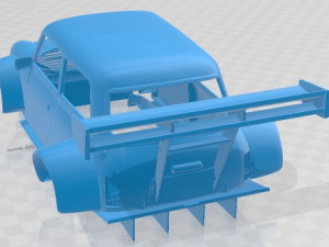 Mini V8 Race Printable Body Car 3D प्रिंट मॉडल