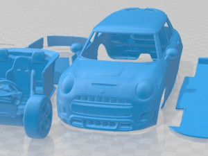 Mini S 5 Doors 2019 Printable Car Modelo de impresión 3D