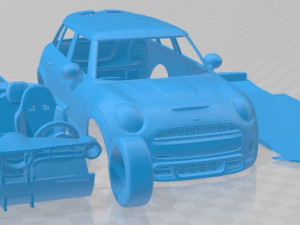 Mini S 5 Doors 2019 Printable Car Model Cetak 3D