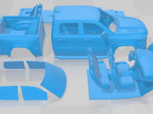 Ram 1500 TRX 2021 Printable Car 3D Print Model
