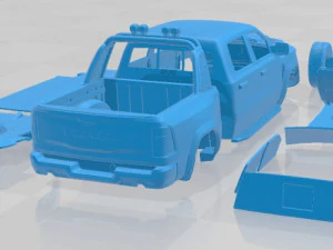 Ram 1500 TRX 2021 Printable Car 3D Print Model