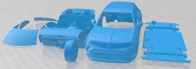 Opel Mokka 2021 Printable Car 3D Print Model .c4d .max .obj .3ds .fbx .stl .blend 