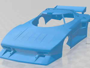 Lancia Stratos HF Turbo GR5 Printable Body Car Modelo de Impressão 3D