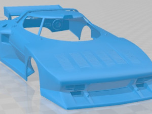 Lancia Stratos HF Turbo GR5 Printable Body Car 3Dプリントモデル