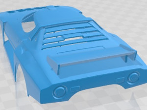 Lancia Stratos HF Turbo GR5 Printable Body Car 3Dプリントモデル