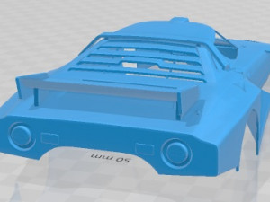 Lancia Stratos HF Turbo GR5 Printable Body Car 3Dプリントモデル