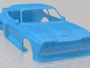 Capri RS3100 Cosworth Printable Body Car 3D Print Model