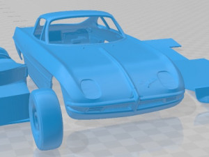 350 GTV Printable Car 3D Print Model