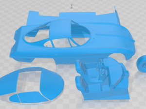 350 GTV Printable Car 3D Print Model