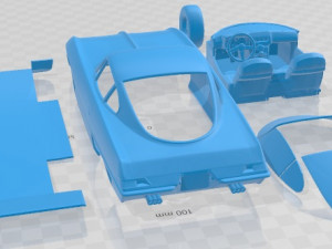 350 GTV Printable Car 3D Print Model