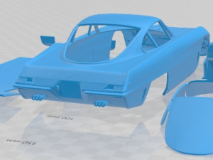 350 GTV Printable Car 3D Print Model