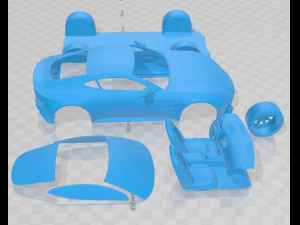 Aston Martin Vantage 2019 Printable Car 3D Print Model